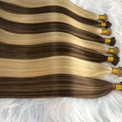 China Factory Wholesale High Quality European Remy Hair Extensions Barely Soft Thick Thin Hair 100% Cuticle Nano Ring Tip Hair Shedding for sale