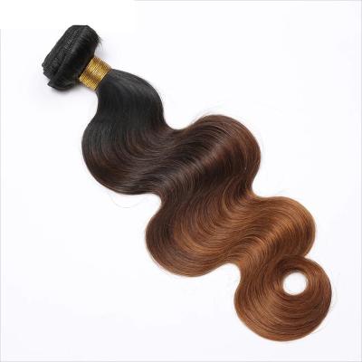 China Brazilian Body Wave Ombre Body Wave Hair Bundles T1B/4/27 T1B/4/30 100% Remy Hair Extension Hair Weave for sale