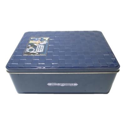 China 2021 New Custom Food Tea Metal Box Gift Collection Storage Box Candy Tin Packaging Box for sale