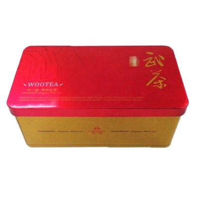 China 2022 Professional Food Maker New Arrival Square Chocolate Coffee Metal Tin Tea Box Jar Cookies Empty Metal Packaging Box for sale