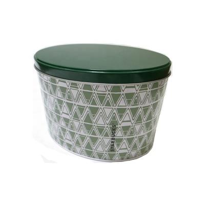 China Customized Food Round Tin Box Candy Cookie Mint Tea Powder Closed Metal Jar For Food Storage for sale