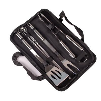 China Easily Cleaned Set of Top Chef's Professional Grill Tools and Basic Grill Accessories for Outdoor Backyard Restaurant for sale