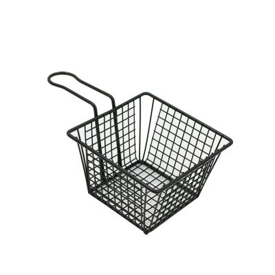 China Viable Wholesale Price Potato Frying Fries Rack Chip Basket Metal Iron Material Colanders And Strainers Quality for sale