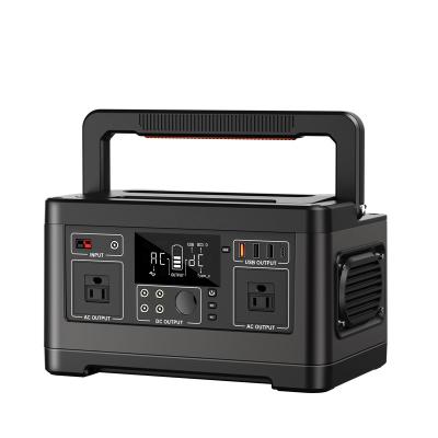 China Backpack Type C Solar Generator 500W 1000W Solar Power Station Portable Off Grid Solar System With DC USB AC Output For House Rack for sale