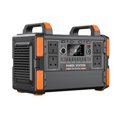 China Type C Battery Power Station 1000w Portable Generator 1048Wh Power Banks Support 400W Solar Panel Fast Charging Fully Within 4 Hours for sale