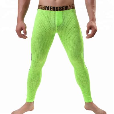 China MENSSEXI Men's Hombre Body Shaper Compression Breathable Free Shipping Cycling Sports Long Pants Jumpsuit Sports Running Legging for sale