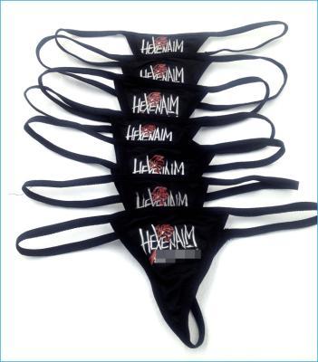 China Antibacterial Custom Women Thongs Printing Underwear for sale