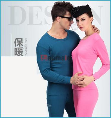 China Sexy Antibacterial Couples Underwear Knee Support Base Layer Thermal Underwear Sets Long Sleeve Skin Tight Inner Wear For Women Long Underwear for sale