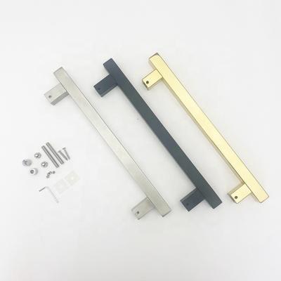 China OEM/ODM Modern Factory 25*25 Wooden Door Glass Pull Handle Stainless Steel Custom Pull Handle for sale