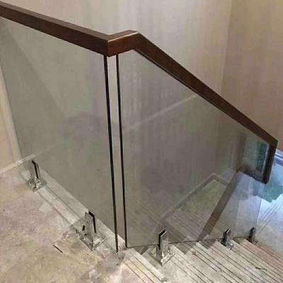 China Stainless Steel Spigots 2205 Railings Contemporary Custom Glass Deck Fence Glass Clamp Railing Railing Stair Spigot for sale