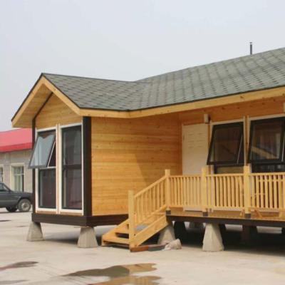 China Modern design summer villa modern wooden houses prefab modular house wooden living house for sale