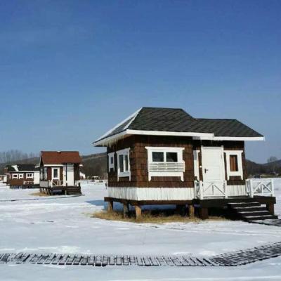 China Modern Multi Functional Wooden Living House Resort Canada Prefab Home for sale