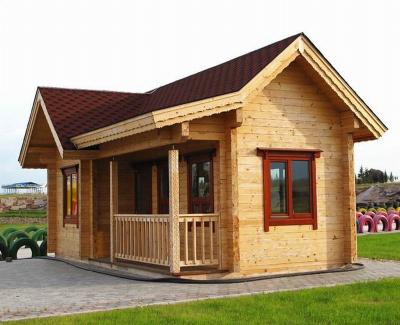 China Modern Prefab Wooden Hut House With Good Quality for sale