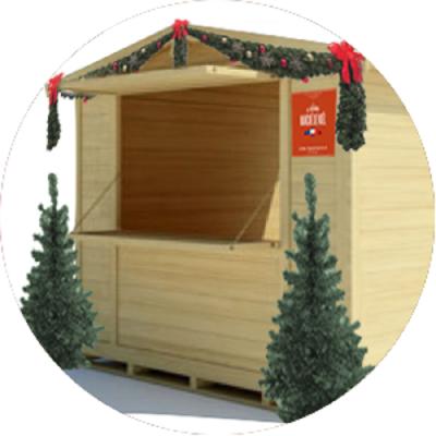 China Car Park UAE Kiosk Standard Prefab Wooden Cabin With Cheap Price for sale