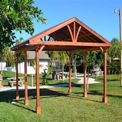 China Prefab Carport Wooden Gazebo Pergola for sale