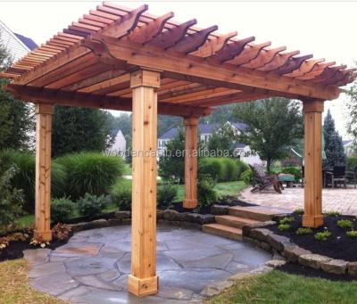 China Exterior wooden carport pergola and patio for sale