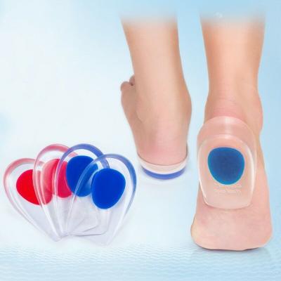 China Arch Support Silicone Gel Adjustable Heel Tooth Cushion Orthotic Back Inserts Shoe Protector for sale