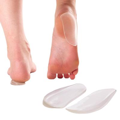 China Arch Support Type O/X Chinese Leg Correction Foot Care Heel Tooth Pad Silicone Gel Heel Pad For Shoes for sale