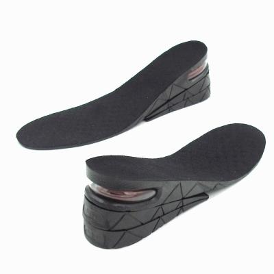 China Orthotic PVC 3layer 7cm Height Elevator Shoe Increase Height Insoles With Air Cushion For High Boots And Tops Sports Shoes for sale