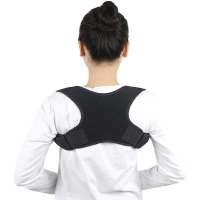 China Breathable.posture Corrector Upper Back Clavicle Brace Support Adjustable Comfortable Invisible Back Posture Corrector for sale