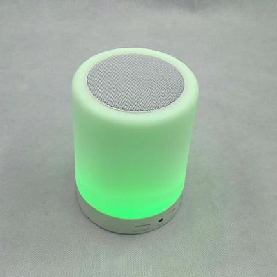 China Phone function touch lamp 16 million color changing portable blue toothspeaker, bedside color changing lamp wireless speaker withfactory for sale