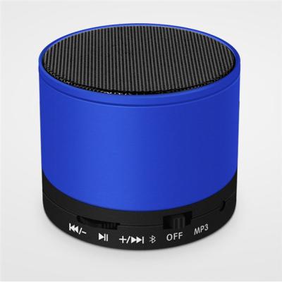 China Custom Cheap Portable Rechargeable S10 Radio Tooth Speaker MP3 Player Smartphone Blue Outdoor Wireless Speaker With FM Radio for sale