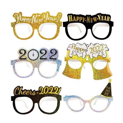 China 2022 New Years Eve Party Decorations Happy New Year Party Glasses Glasses Happy New Year 6 Pack Celebration Gift for 2022 New Years Eve Party Decorations for sale