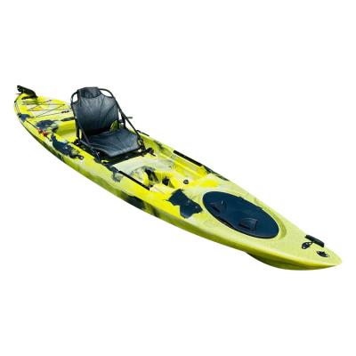 China Outdoor Use Factory Wholesale Outstanding Water Quality Low Density Polyethylene Single Seat Inflatable Kayak for sale