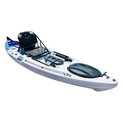 China Outdoor Use Wholesale Color Water Optional Low Density Polyethylene LLDPE As Material For Outdoor Enthusiasts Fishing Single Kayak for sale