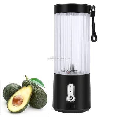 China Mini Car 450ML USB Electric Fruit Blender Portable Electric Blender Fruit Juicer Portable Blender for sale