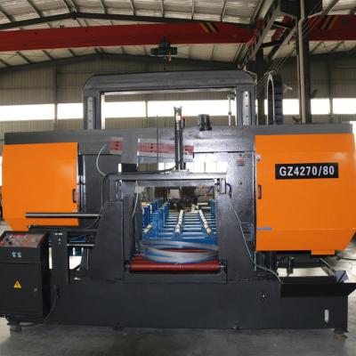 China Factory Cutting Band Saw GZ4260 GZ4270 GZ4280 Horizontal Double Column Heavy Duty Metal Hydraulic No Service 40/60/80 High Accuracy NC; TIA for sale