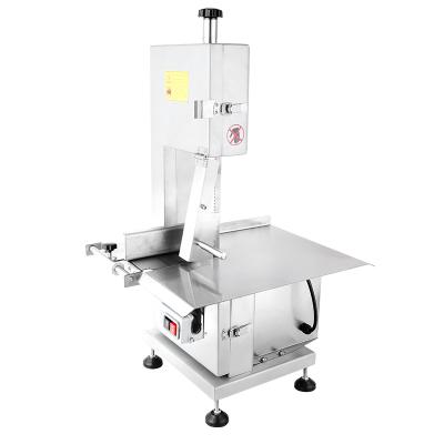 China Commercial Automatic Frozen Bone Meat Cutting Machine Table Top Electric Cows Meat Band Saw Cutter Meat Processing Plants Kitchen Equipment for sale