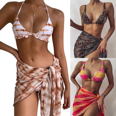 China New 2021 Summer Women's 3 Pieces Swimwear Breathable Sexy Bikini Swimwear Swimwear For Women for sale