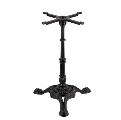 China Hot Selling 3 Toes Cast Iron Table Base Bistro Table With Marble Top for sale