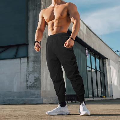 China Drop Shipping Breathable Gym Fitness Pants Quick-Drying Sportswear Men's Loose Track Pants Summer Workout Pants Simple Men's Sweatpants for sale