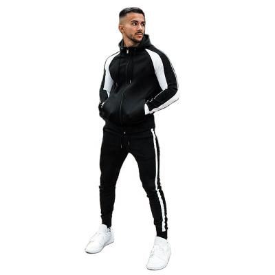 China Custom Stripe Bottom Moq QUICK DRY Tracksuit Mens Tracksuits And Casual Running Wear Wholesale for sale