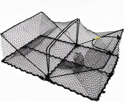 China 8mm Galvanized Collapsible Rectangular Crab Trap / Wholesale Crab Traps for sale