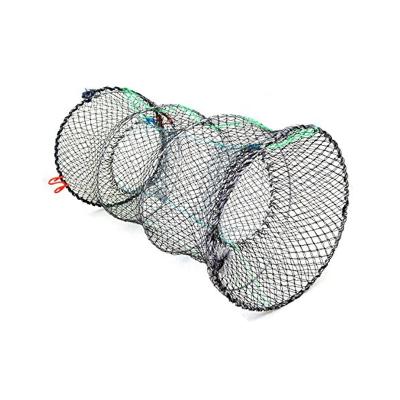 China Heavy Duty Hot Selling Cheap Crab Hook Traps 4mm Steel Frame Fishing Traps for sale