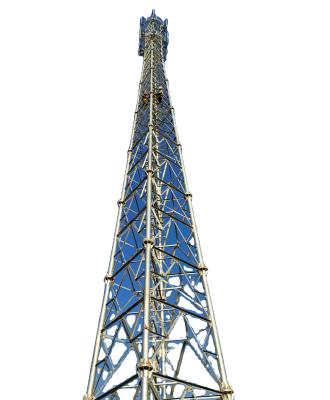 China 50M Multifunction Leg PITts 3 Mast Wireless Tubular Steel Telecom 3G 4g Antenna Telecom Tower TZ-01 for sale