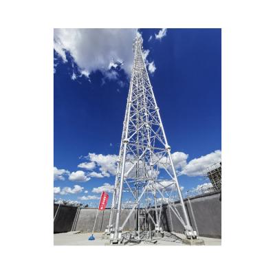 China Professional Newest Q235B Security Protection Equipment Angle Steel Telecommunication Tower for sale