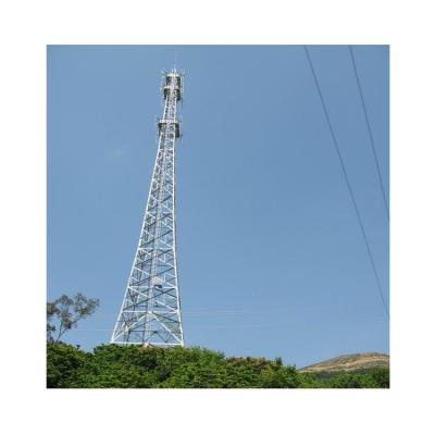 China Q235B low price high quality communication telecom steel single pole tower for sale