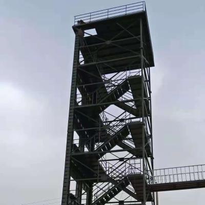 China High Quality Steel Structure Bridge Mountain Forest Outlook Fire Observation Watch Tower WatchTower Angle Steel Guard Tower for sale