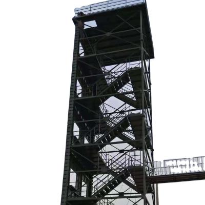 China Steel Structure Bridge 30m 60m 100m Fire Station Training Angle Lattice Lookout Tower Observation Tower for sale