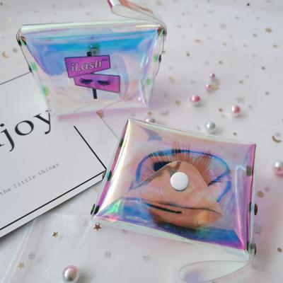 China Free logo holographic eyelash bag crisscross lashes wholesale 3d seller 25mm with eyelash packaging bags private label for sale