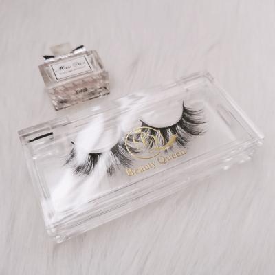 China Holographic Stickers Lash Box Eyelashes Packaging Crisscross Gold Ribbon Color Acrylic for sale