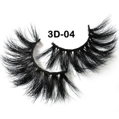 China Natural Comfortable Fluffy Highlights 3D Natural Mink Eyelashes Natural Eyelash Vendors/Multi Length/Fluffy/Multi-Layer/Comfortable for sale