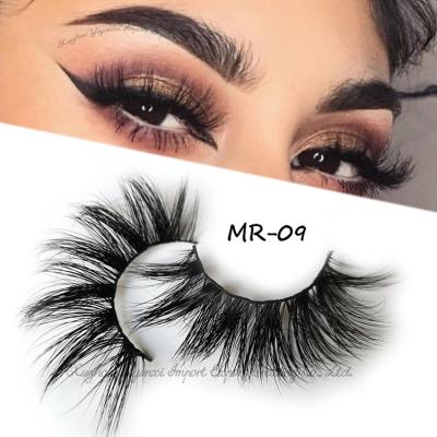 China Hot Sale 3D Mink Eyelashes False Crisscross/Natural/Multi Length/Fluffy/Multi-Layer/Comfortable Free Sample 2019 100% Real Mink Fur False Eyelashes With Makeup for sale