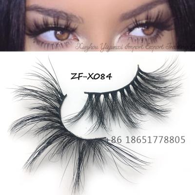 China Thick/Long/Fluffy/Multi-Layer/Comfortable 25mm Whips Style Mink Eyelashes Dramatic Long False Eyelashes With Daily Makeup for sale