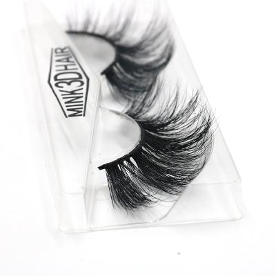 China Crisscross 100% Mink Fur 3d Eyelashes 25mm Lashes Extra Long Eyelashes Customized Packaging for sale