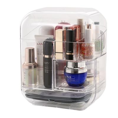 China Portable Multifunctional ABS Cosmetic Stored Box Pull Out Plastic Jewelry Cosmetics Storage Box for sale